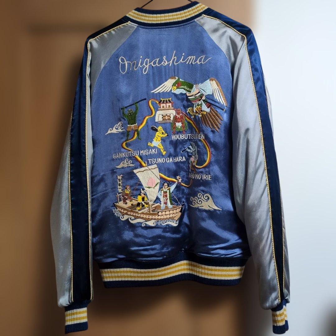 フェローズ　スカジャン　鬼ヶ島　リバーシブル　ジャケット　スタジャン　東洋