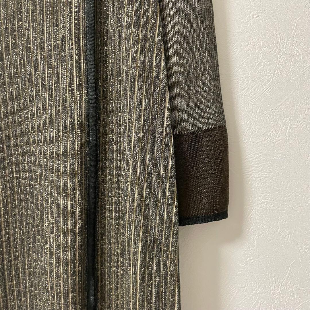 PUBLIC TOKYO エンブロイダリーニットワンピース