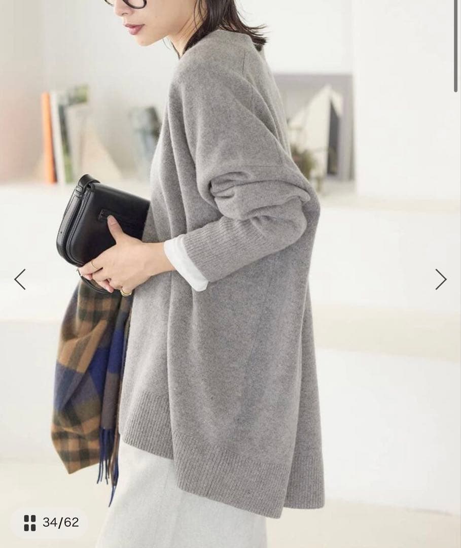 【未使用】MUSIC DEEP V ルーズプルオーバー