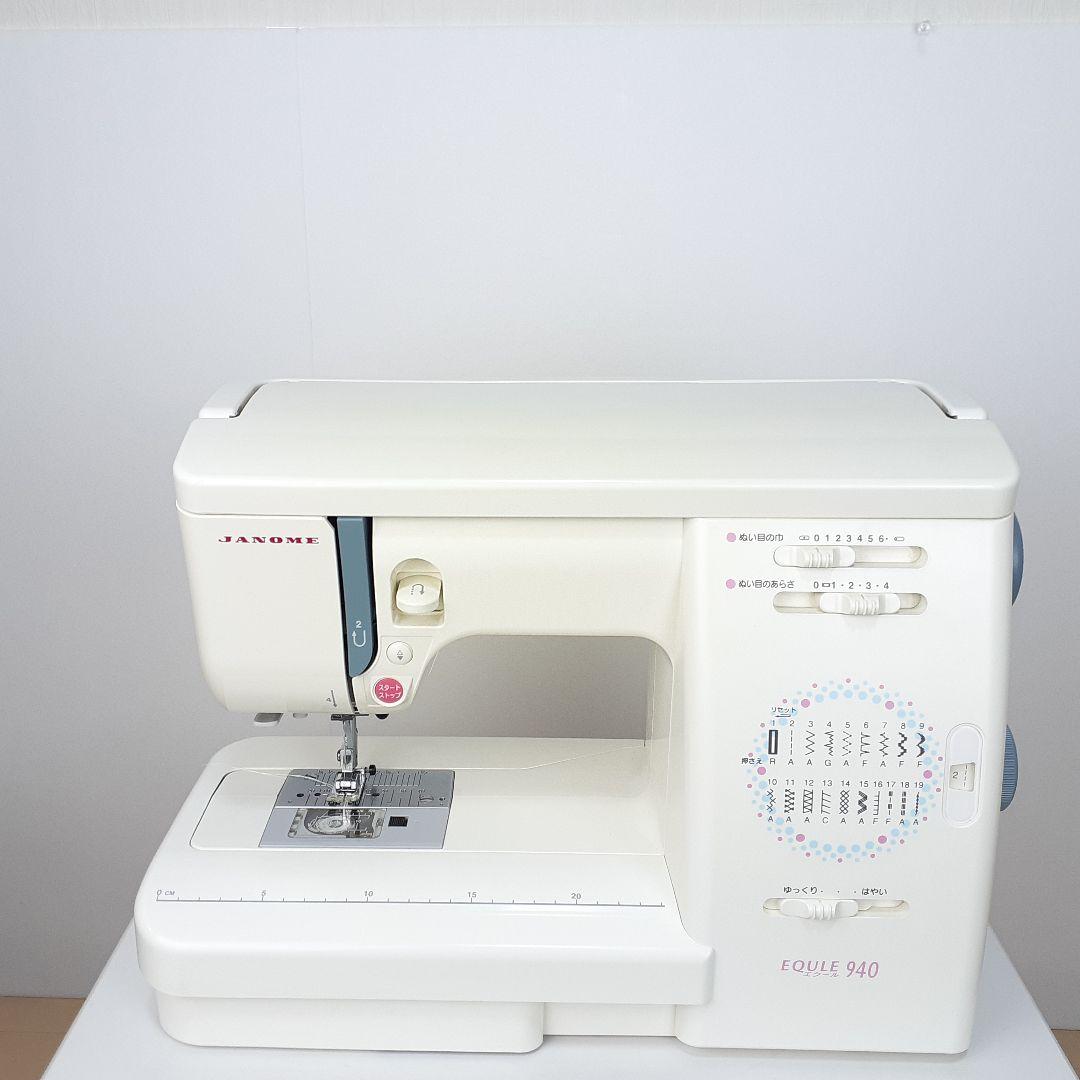 ジャノメ　電子ミシン本体　エクール940　メンテナンス済み