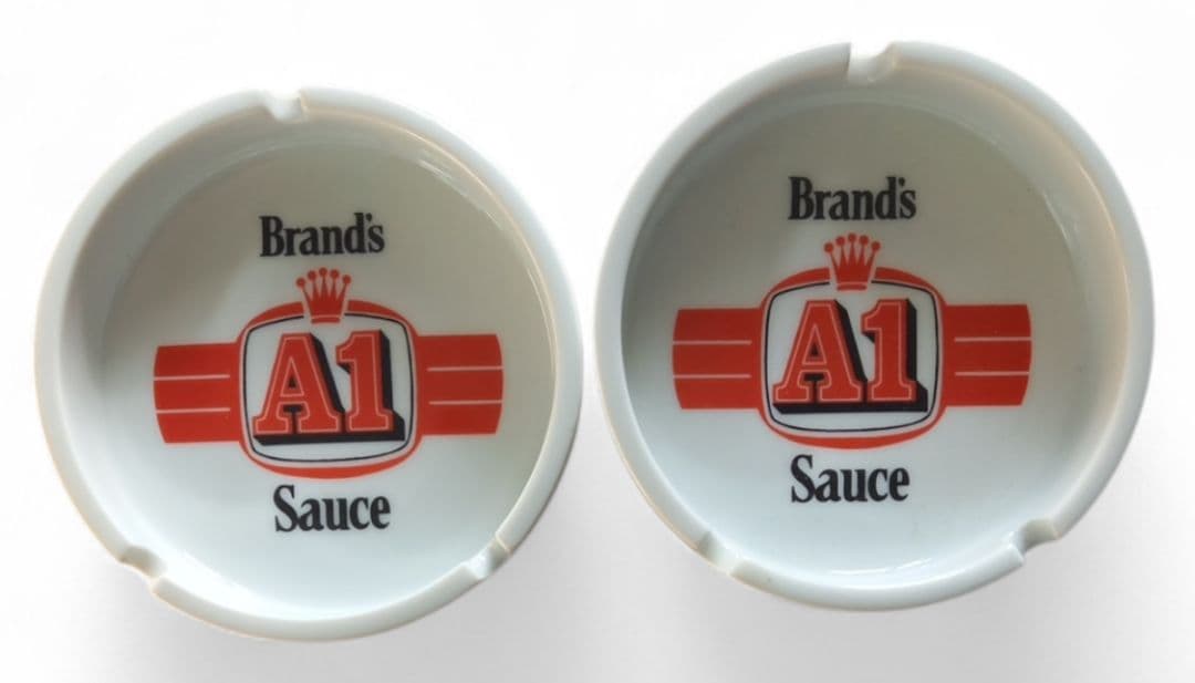 希少　A1 Sauce ロゴ入り灰皿 2個セット