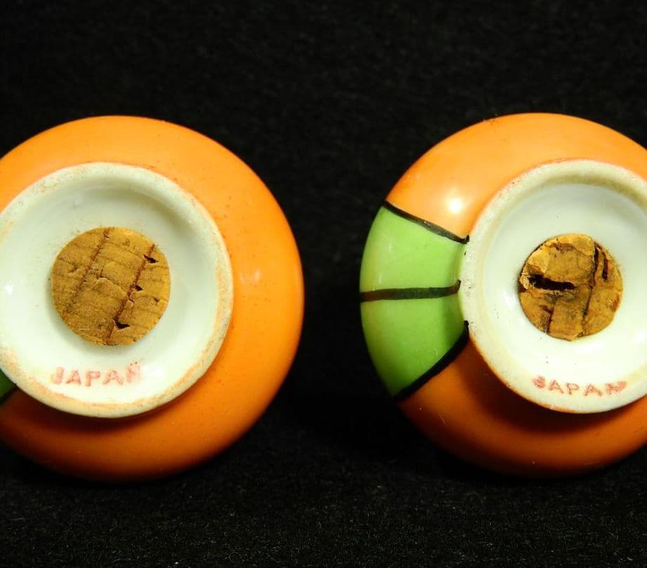 希少 オールドノリタケ デコレディ クラウン S＆P シェイカー No.538