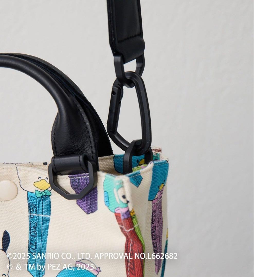 【はぴだんぶい×PEZ(ペッツ)×ear】コラボコットントートバッグS