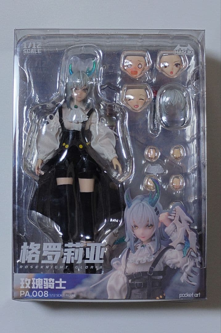 HASUKI PA008 ローズナイト グローリア 1/12 可動フィギュア