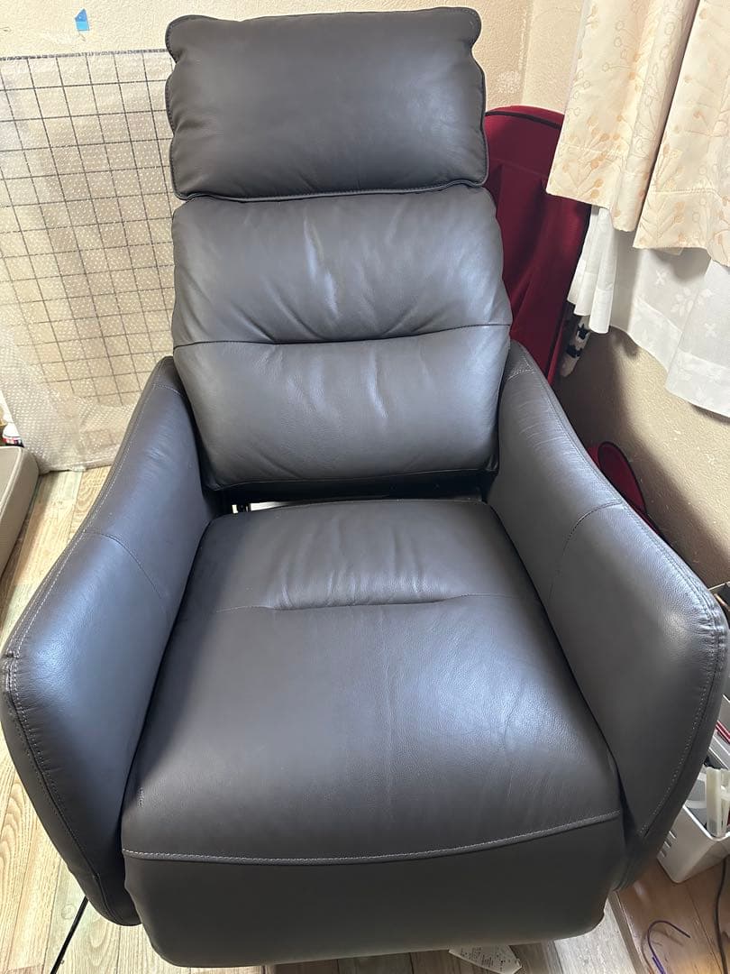 ★ニトリ 電動リクライニングチェア(2モーター ラグジェ BK)