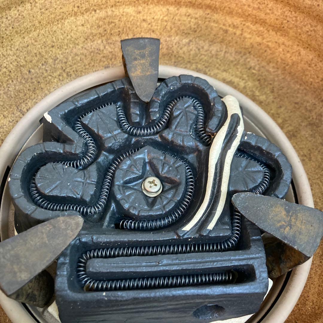 B325-35 野々田式　風炉型電熱器　100V-410W 伊羅保 茶道具