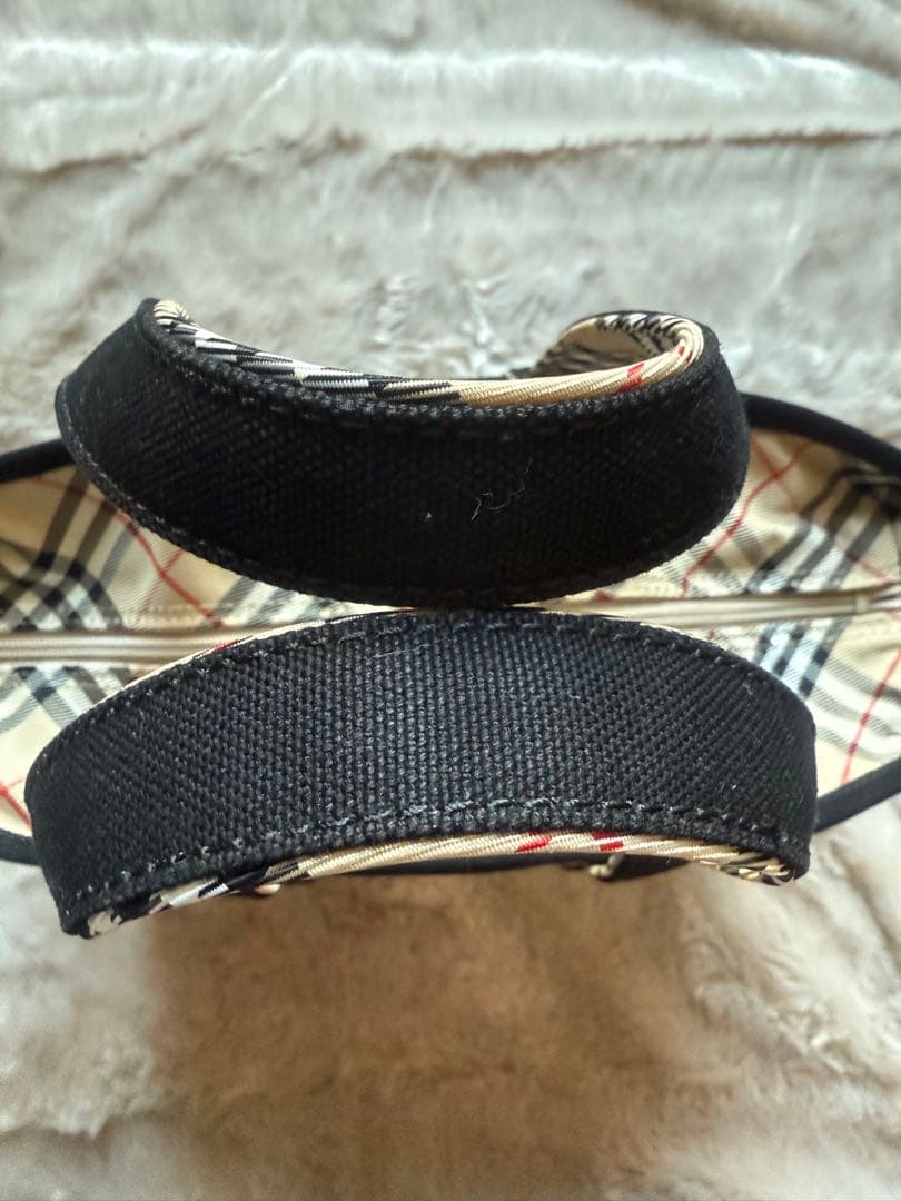 【新品】BURBERRY バーバリートートバッグ黒 ブラックキャンパス