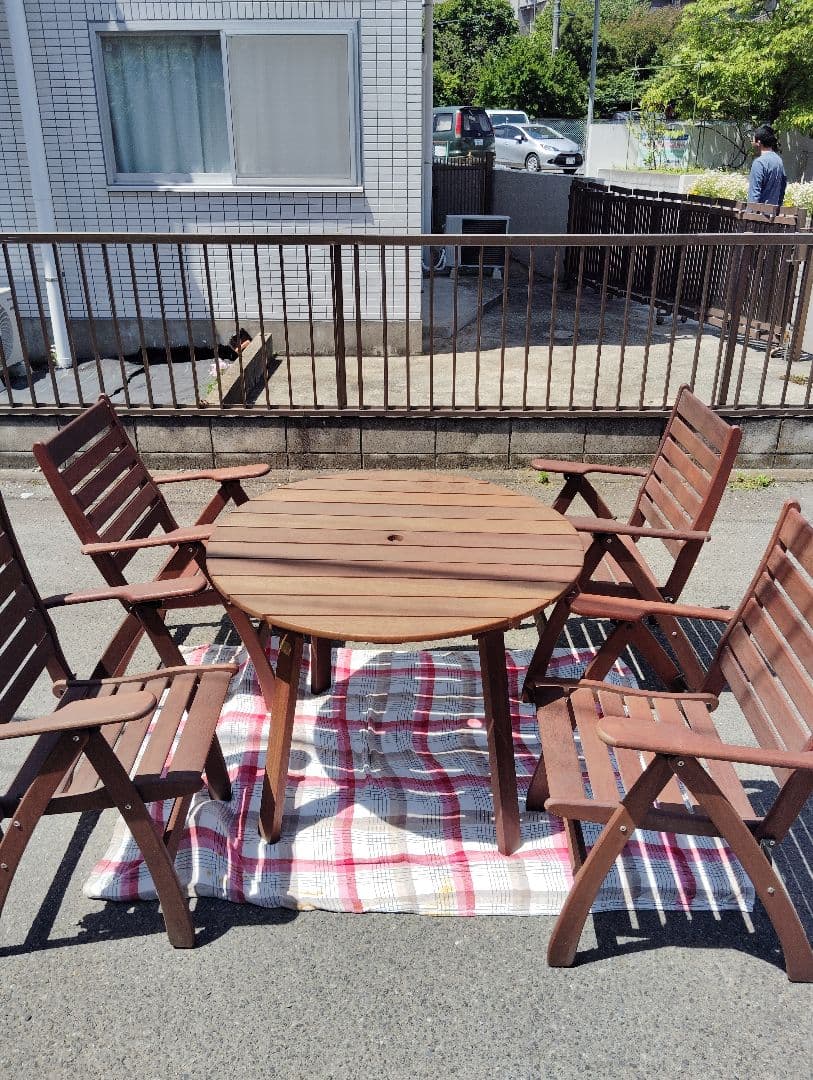 【専用　エース様】⭐️高級ガーデンテーブル&チェア　 東京都/神奈川県送料無料