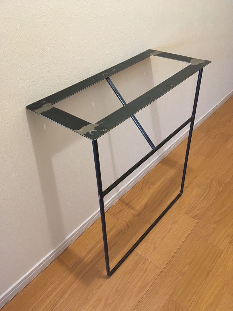 アイアンテーブル脚2本セット（※脚のみの出品です）　古道具　特注品　ヴィンテージ