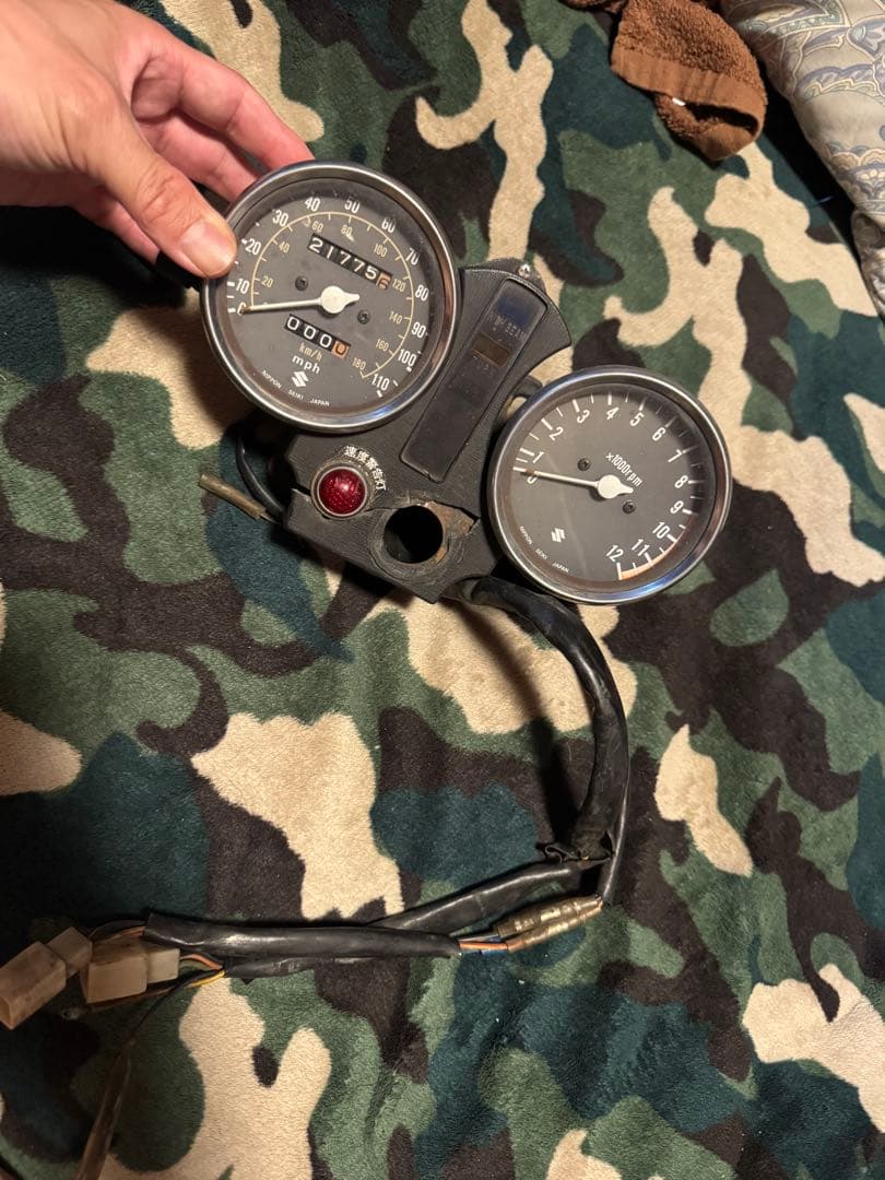 RG250E スピード　タコ　メーター　音鳴き有り