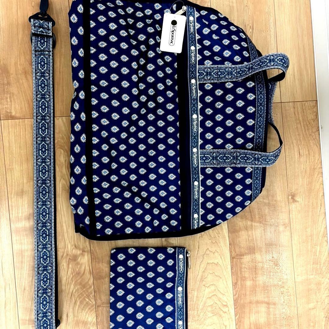 レスポートサック（LeSportsac） ボストンバッグ 大容量 ネイビー系