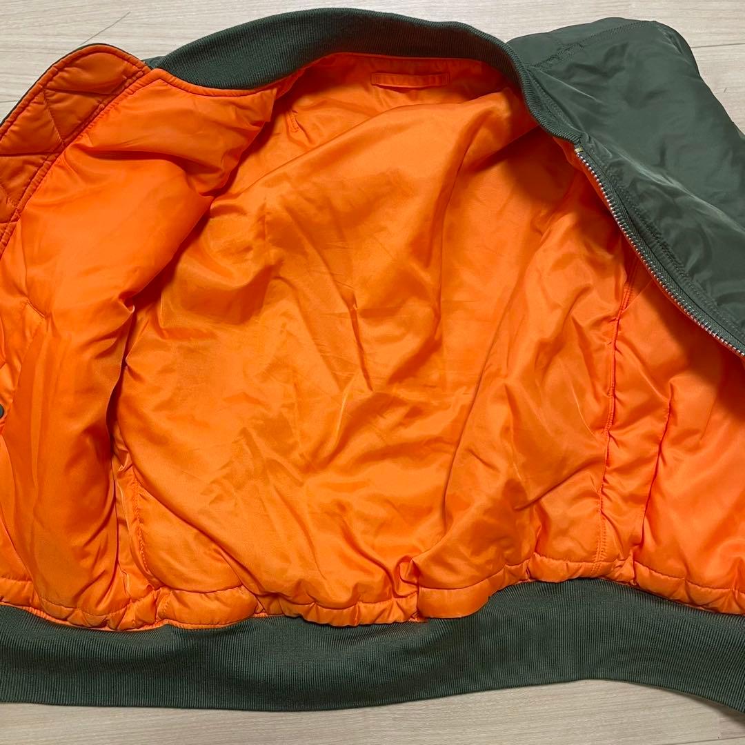 ALPHA INDUSTRIES ma1 リバーシブル　Mサイズ　Y2K