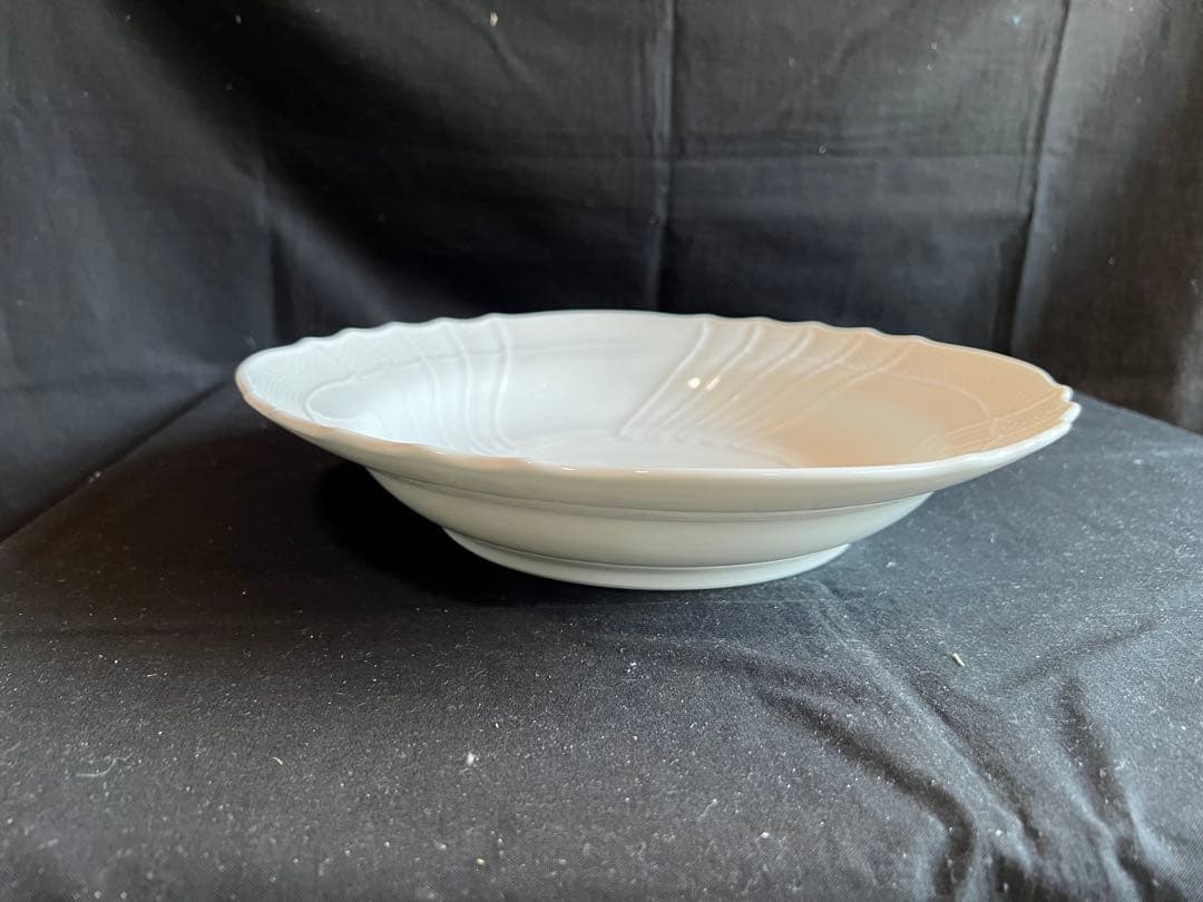 リチャードジノリ　ベッキオホワイト　ラウンドプラター　３種３枚