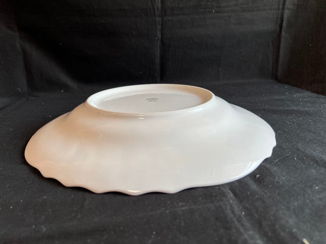 リチャードジノリ　ベッキオホワイト　ラウンドプラター　３種３枚