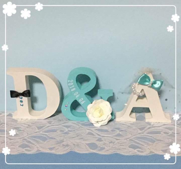 あこ様確認用♡ウエディングバージョン・イニシャルオブジェ