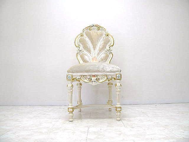 【展示品】シリック Art.9957ロココ様式クラシックチェア 約60万