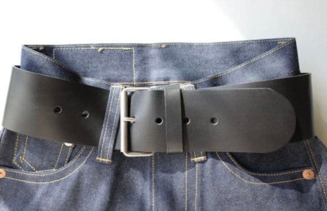 小物 KOOKY ZOO JUVENILE LEATHER BELT BLACK