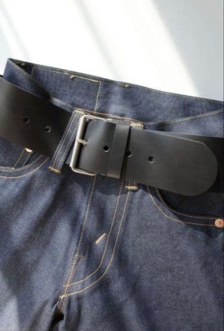 小物 KOOKY ZOO JUVENILE LEATHER BELT BLACK