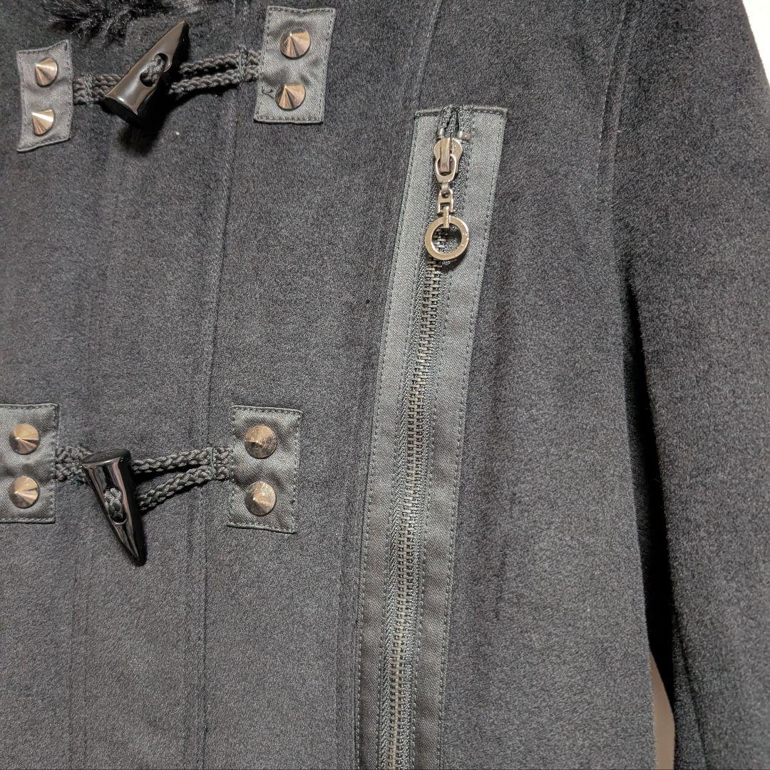 ALGONQUINS　ファー付き黒ダッフルコート