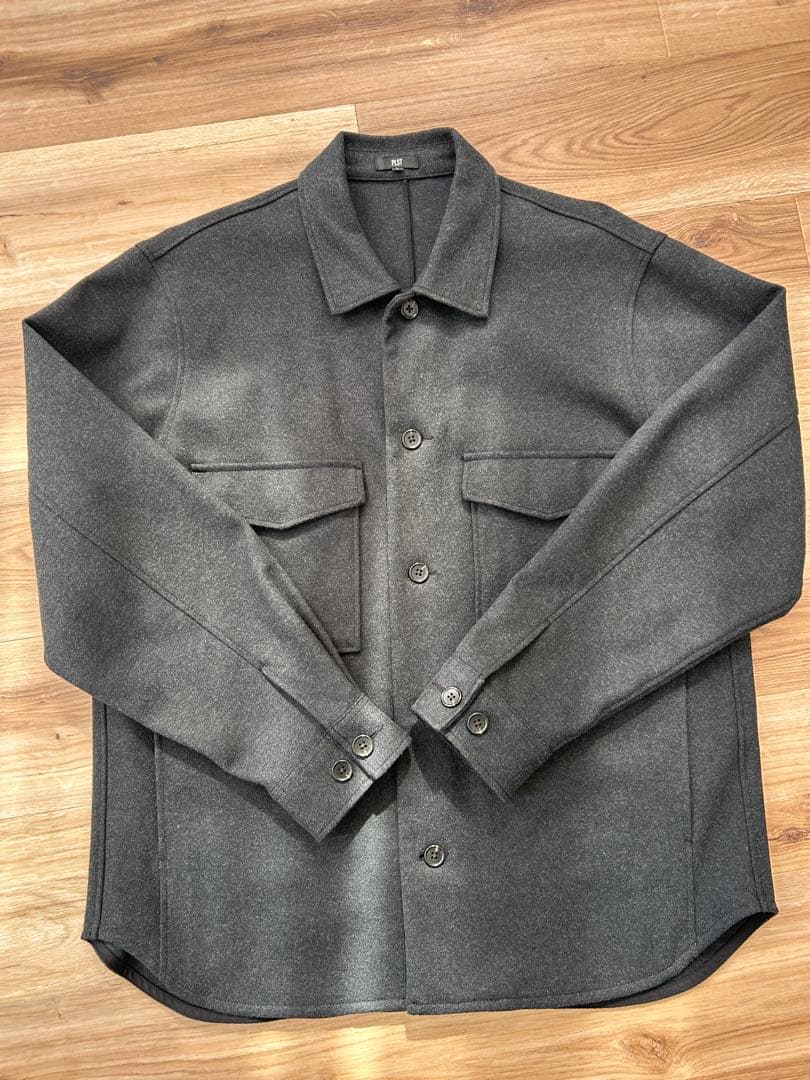 PLST プレシャスニットメルトンシャツブルゾン セットアップ