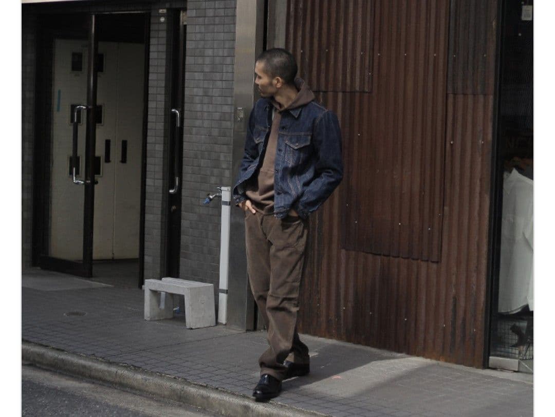 CIOTA シオタ コーデュロイ ダークブラウン ストレートパンツ