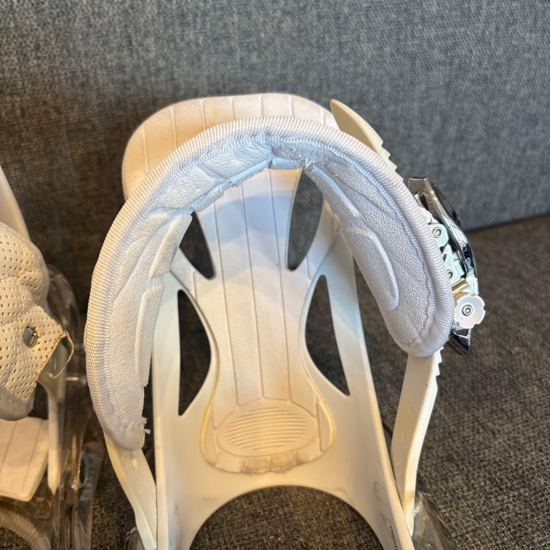 BURTON CUSTOM ビンディング Sサイズ バートン カスタム ホワイト