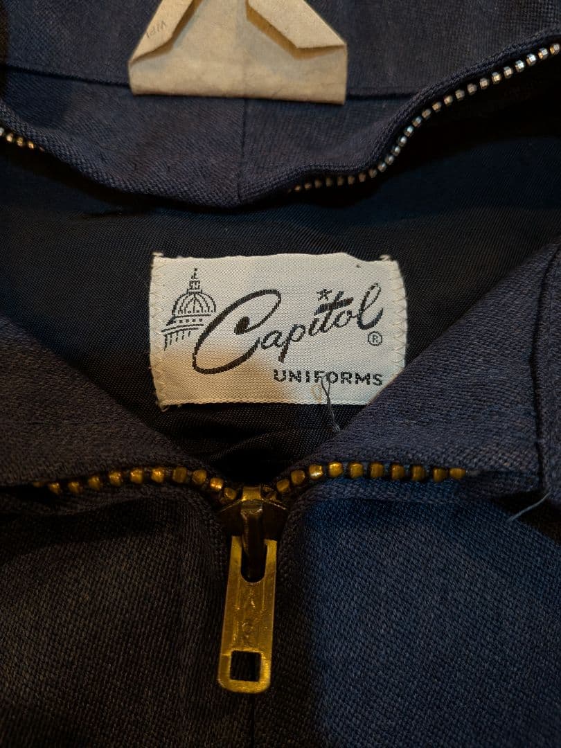 希少60s　Capital ワークジャケット ウィップコード ウールギャバ