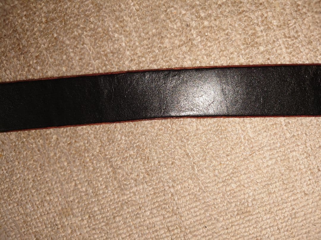 フラットヘッドプレートバックル ベルト　 FN-BE-L001