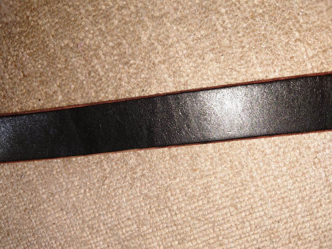 フラットヘッドプレートバックル ベルト　 FN-BE-L001