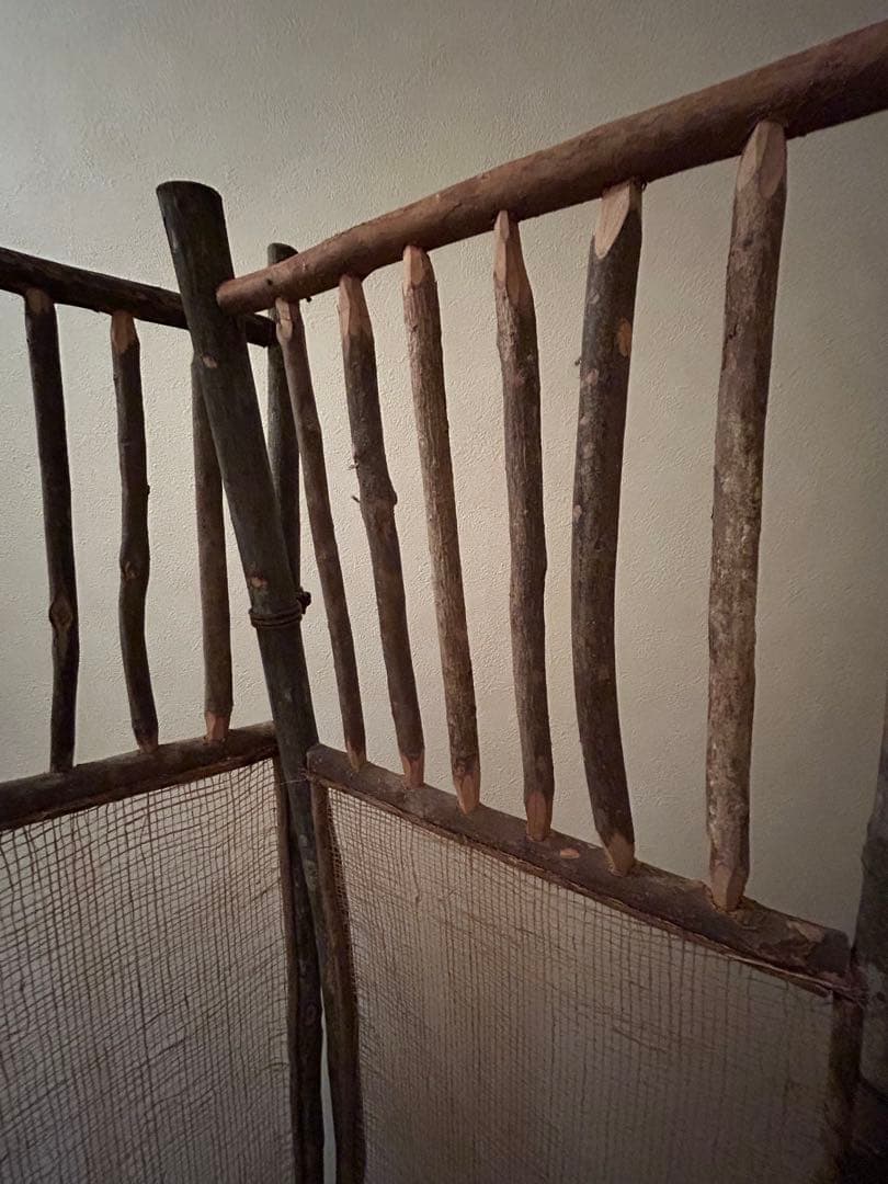 木製　折りたたみパーテーション