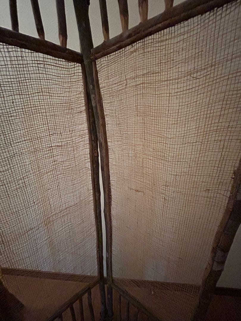 木製　折りたたみパーテーション