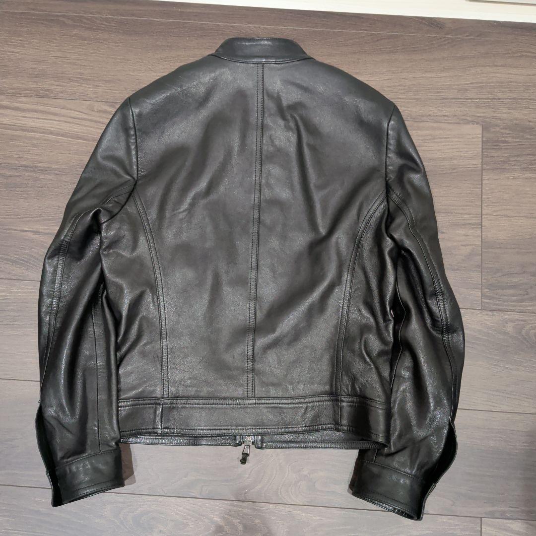 EMMETI ナッパーレザー スタンダードカラーブルゾン(JURI)