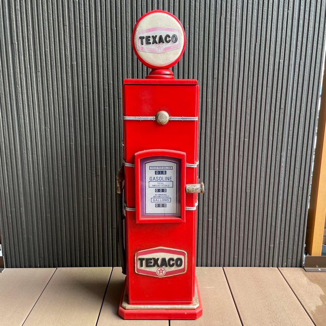 ガスポンプ マルチキャビネット アメカジ ガソリンスタンド型ディスプレイ 赤