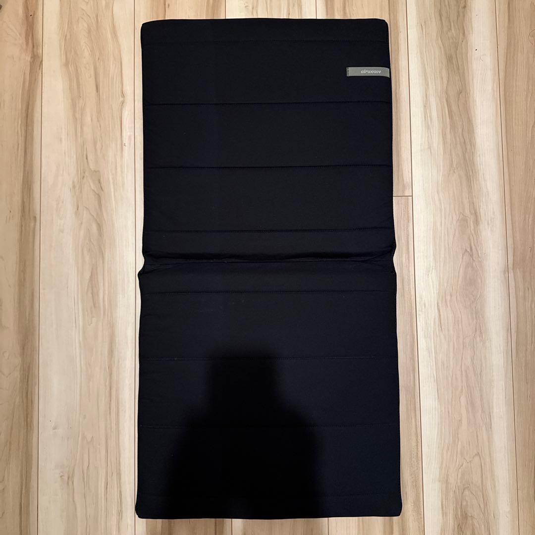 エアウィーヴ 座 クッション ブラック