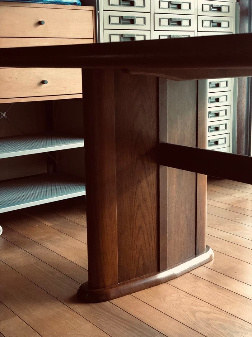 【old karimoku】オーク板 高級 ダイニングテーブル