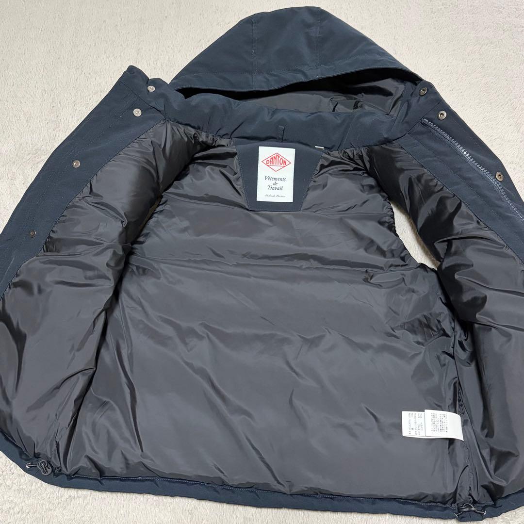 ☆ほぼ未使用品☆DANTON ダントン　ダウンベスト　濃紺ダークネイビー L相当