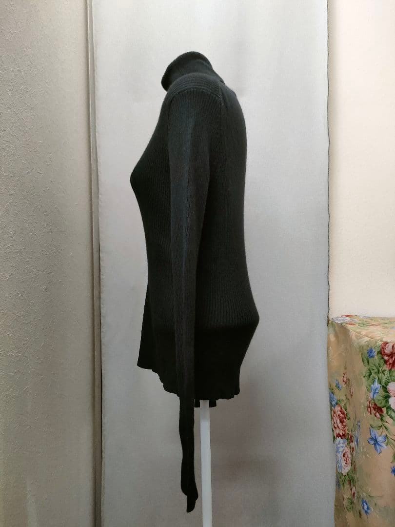 オールドイングランド　ブラック　ハイネック　ニット