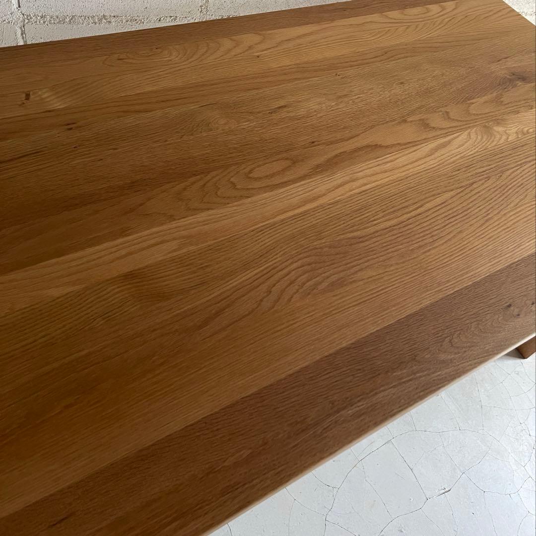 美品　MUJI 無印良品　ダイニングテーブル　オーク無垢材　北欧