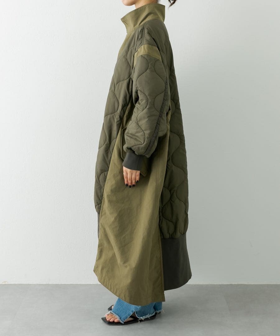 【etsinta/エシンタ】切替マキシミリタリーコート