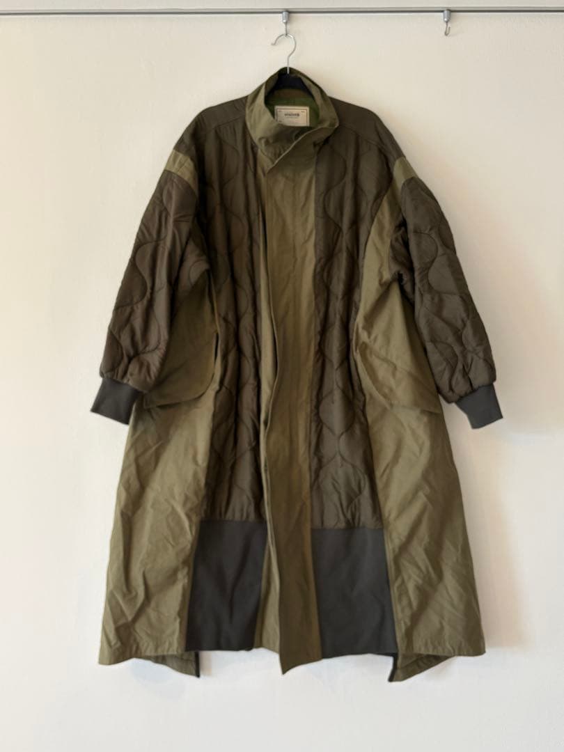 【etsinta/エシンタ】切替マキシミリタリーコート