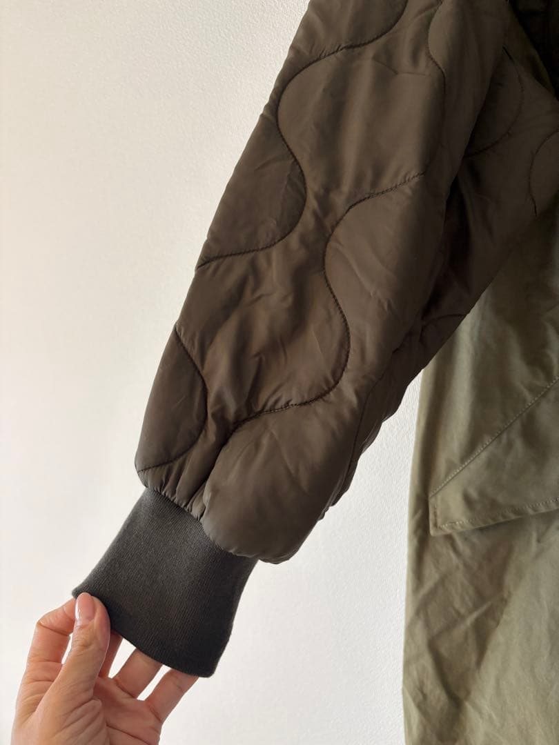 【etsinta/エシンタ】切替マキシミリタリーコート