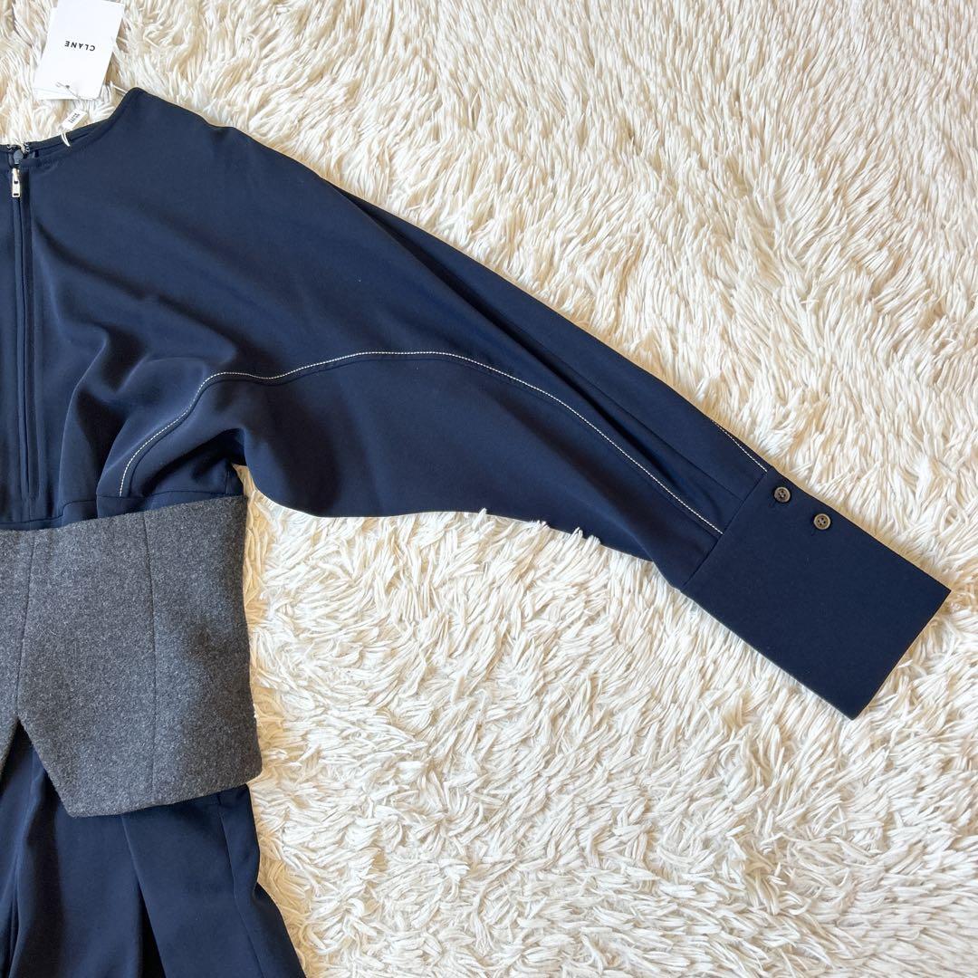 広瀬すずさん着用✨CLANE クラネ　未使用 ウールビスチェオールインワン