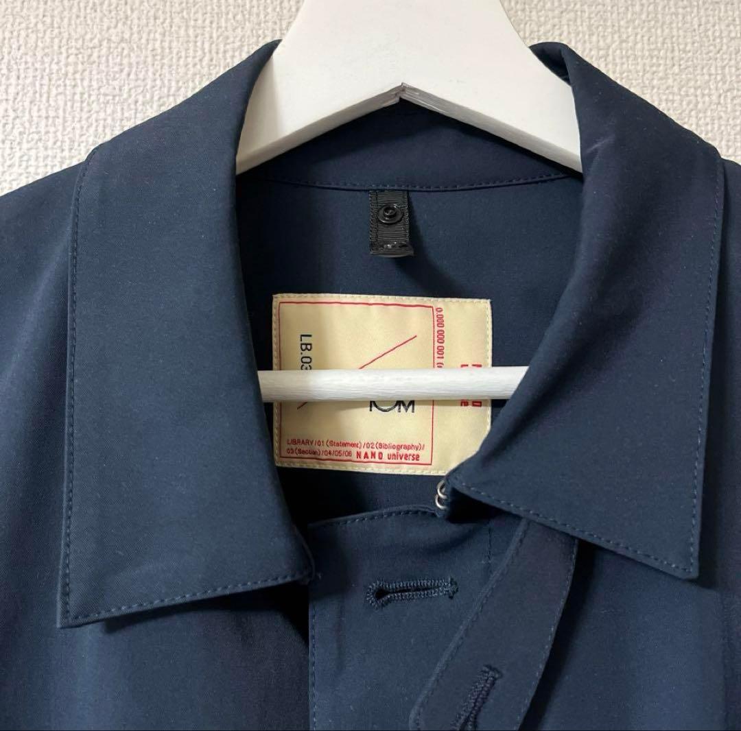 LB.03/西川ダウン(R)/3WAYステンカラーコート　ネイビーＬ