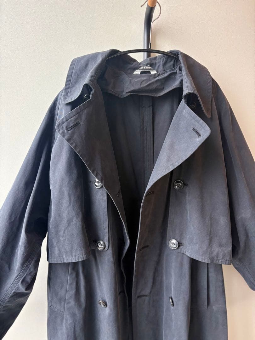 【極美品】ARTS&SCIENCE 22SS コート 紺 ヴィンテージ調