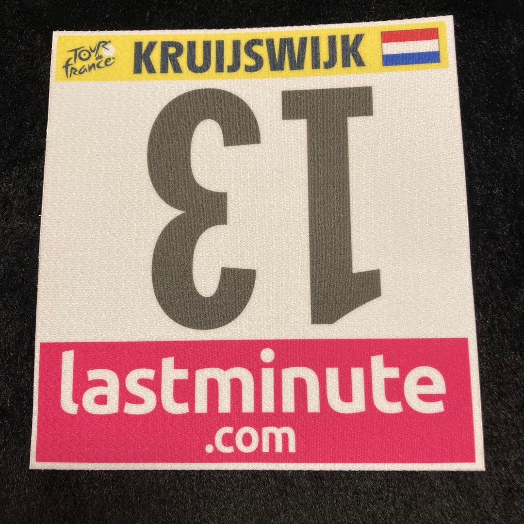 選手支給品 ユンボヴィスマ 非売品レースナンバー クライスヴァイクプロチーム