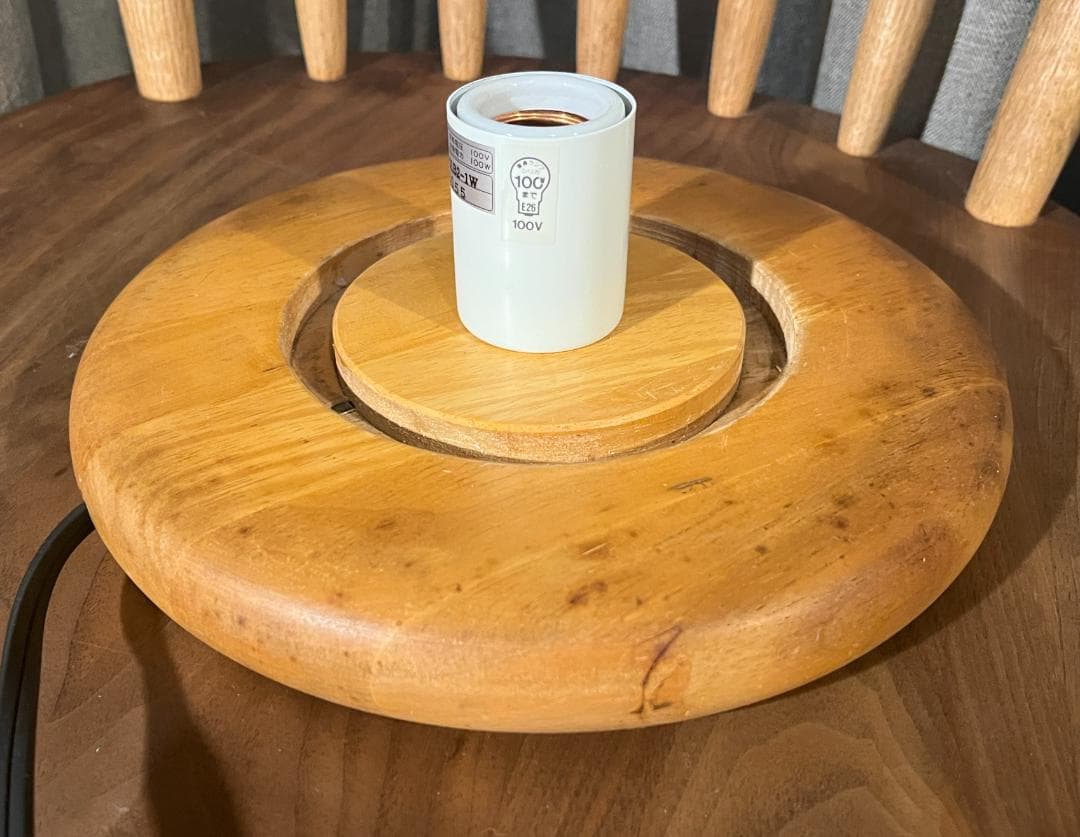 YAMAGIWA ヤマギワ 糸巻きガラス フロアライト（大）30cm ビンテージ