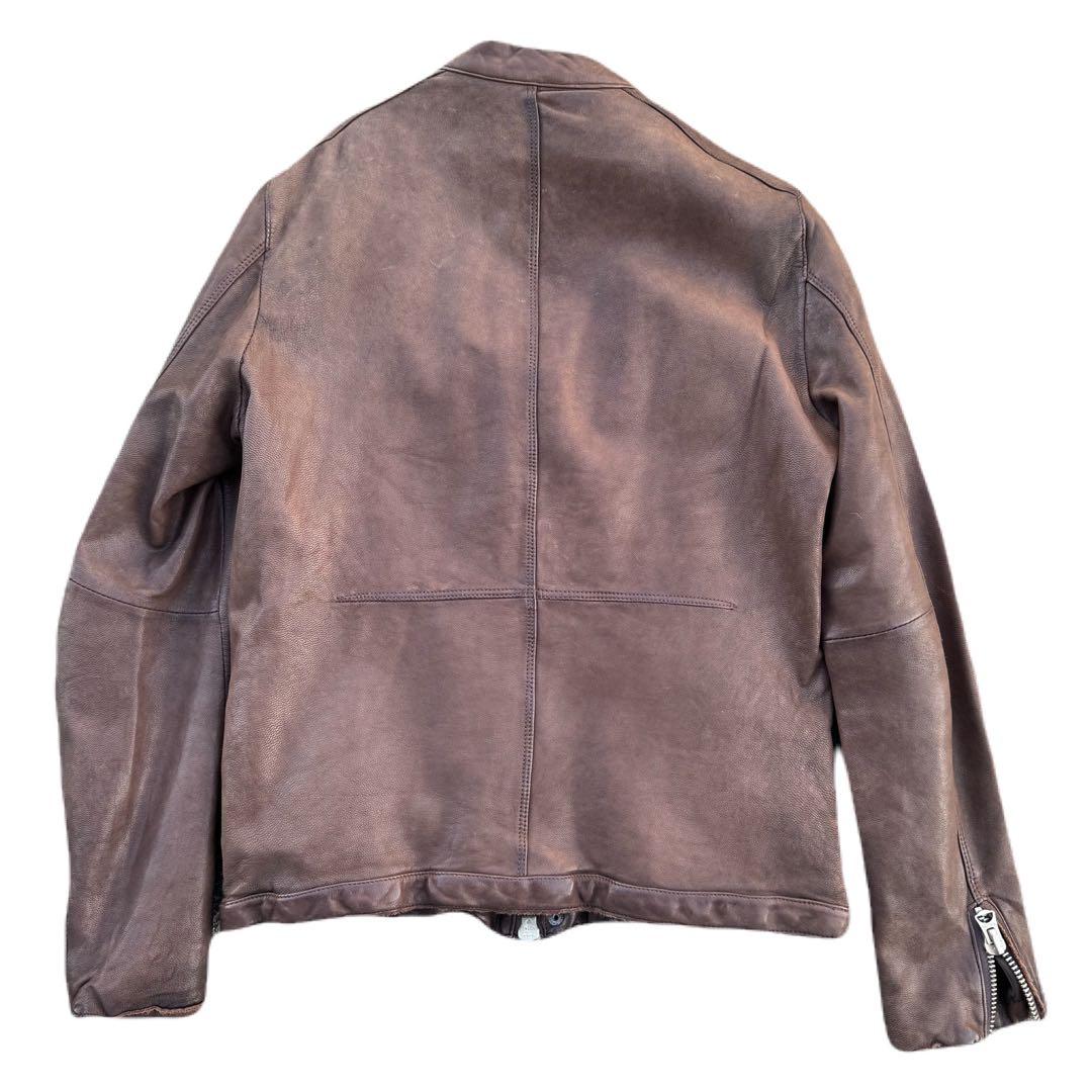 ママもん　ナノユニバース　ライダースジャケット サイズ48