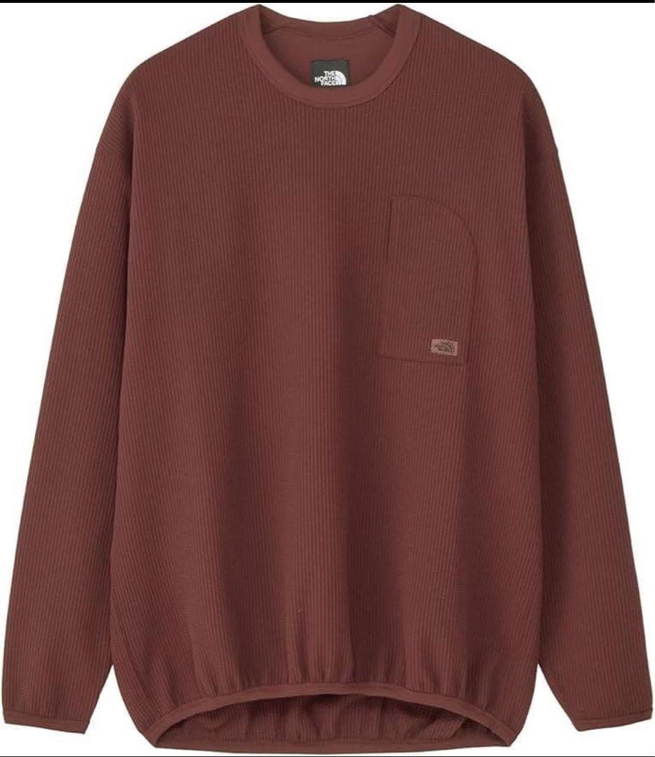 エンライドワッフルクルー（ユニセックス）　バーガンディ