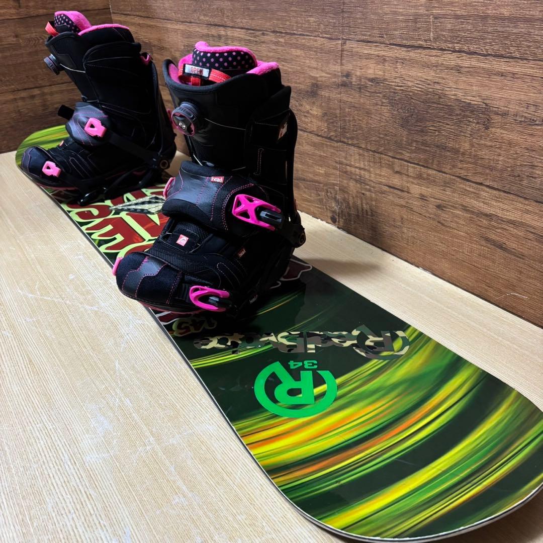 ROME SDS ローム HEAD レディーススノーボード3点セット　145cm