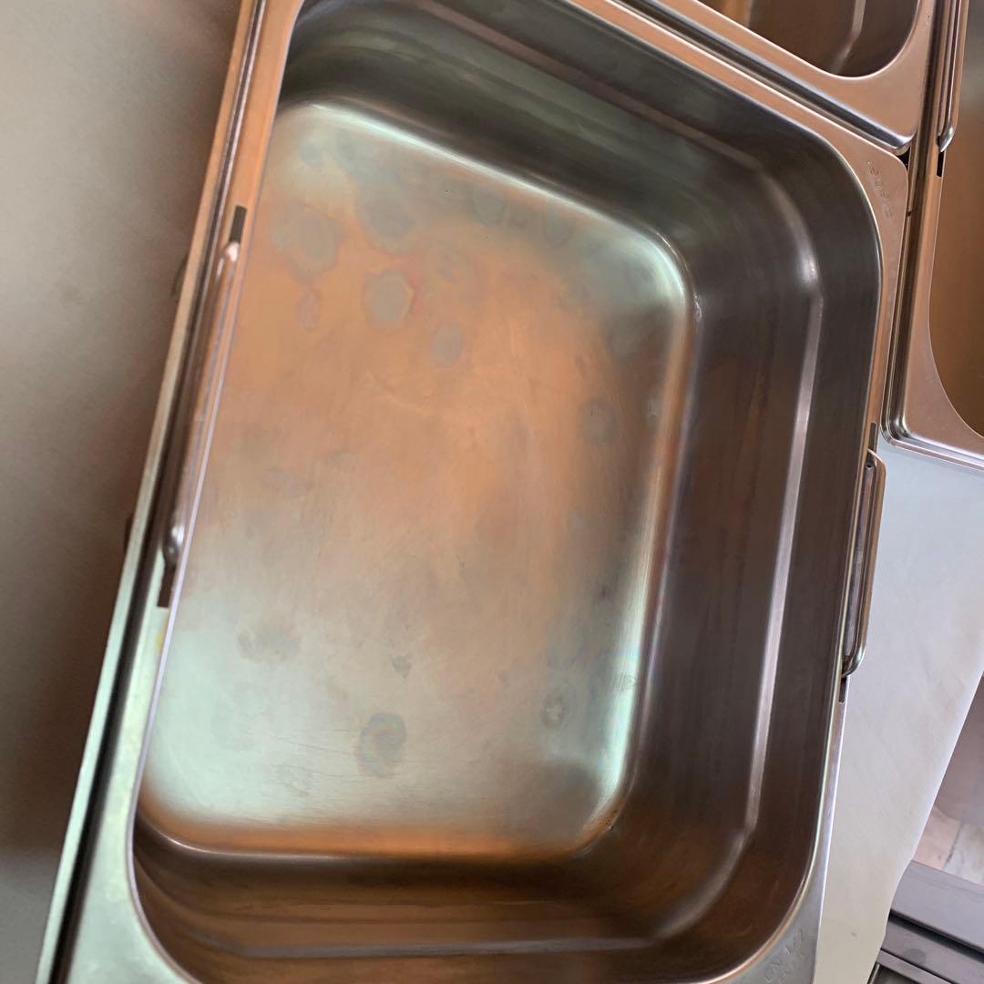 Rieber ハンドル付きホテルパンGN1/2 蓋付き3個セット